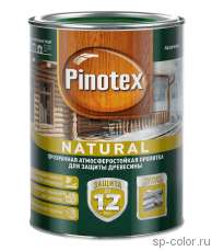 Pinotex Natural антисептик по дереву для наружных работ